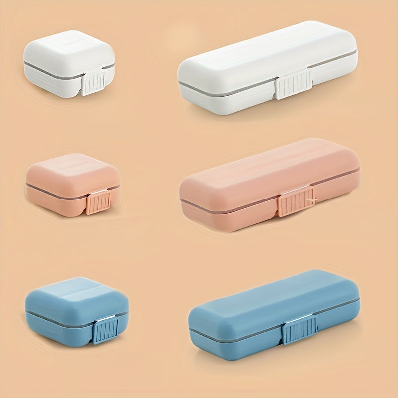 Small Pill Box Pill Organizer Compact Pill Case Portable - Temu Canada