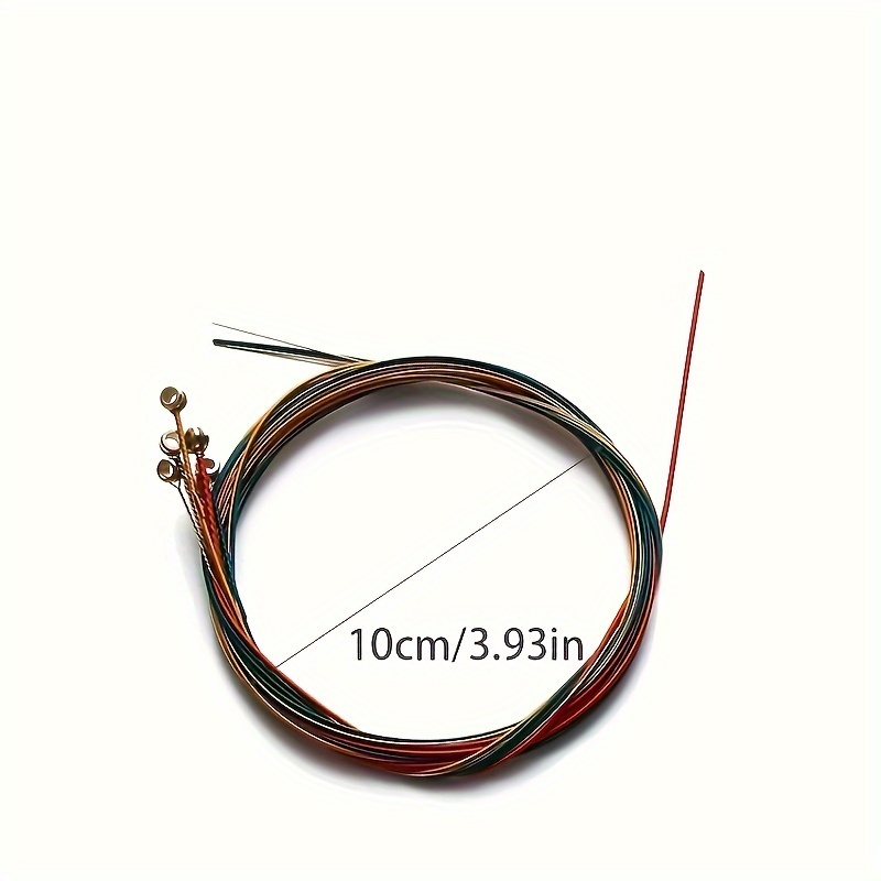 Rainbow Colorful Color Guitar String Acoustic Guitar Music Temu