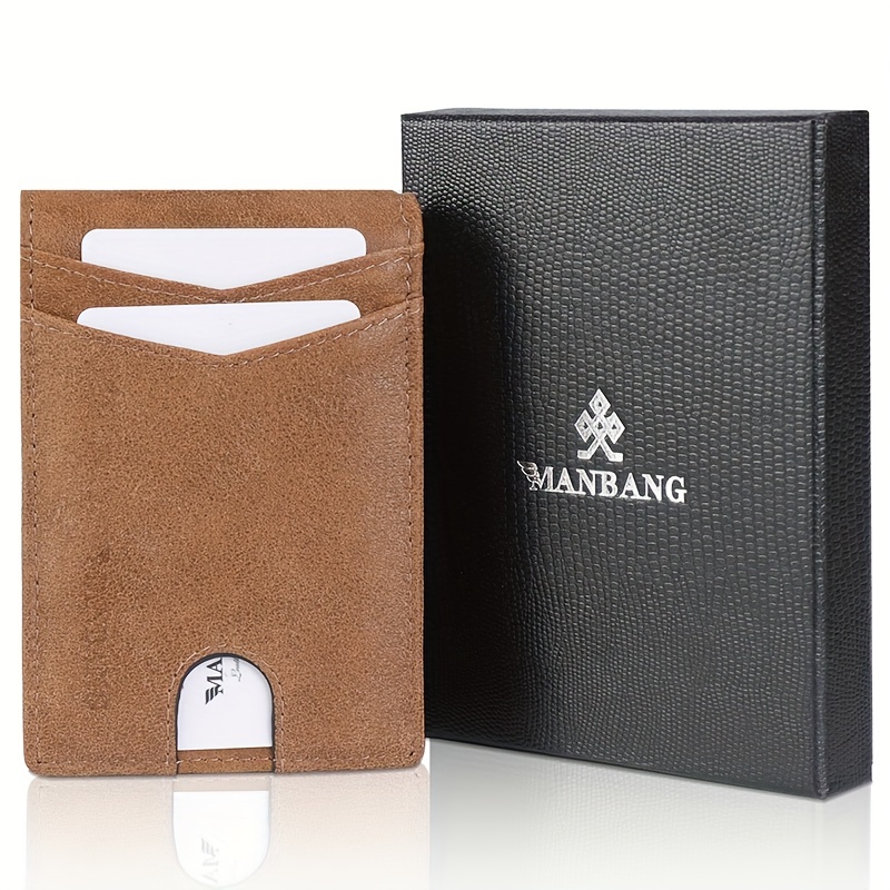 Men's Small Portable Money Clip Multi-card Card Case Bifold Card Holder -  Temu