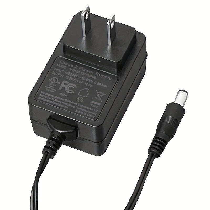 Ul Listed] 12v/1a Ac Power Supply Adapter Ip/cctv Camera - Temu