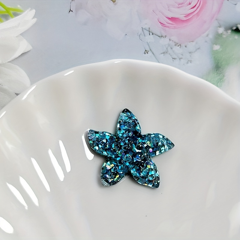 Cute Mermaid Star Series Resin Accessories Cute Diy Toy Hair - Temu