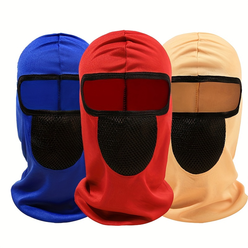3 Pcs Máscara Balaclava Transpirable Bufanda Protección - Temu Chile