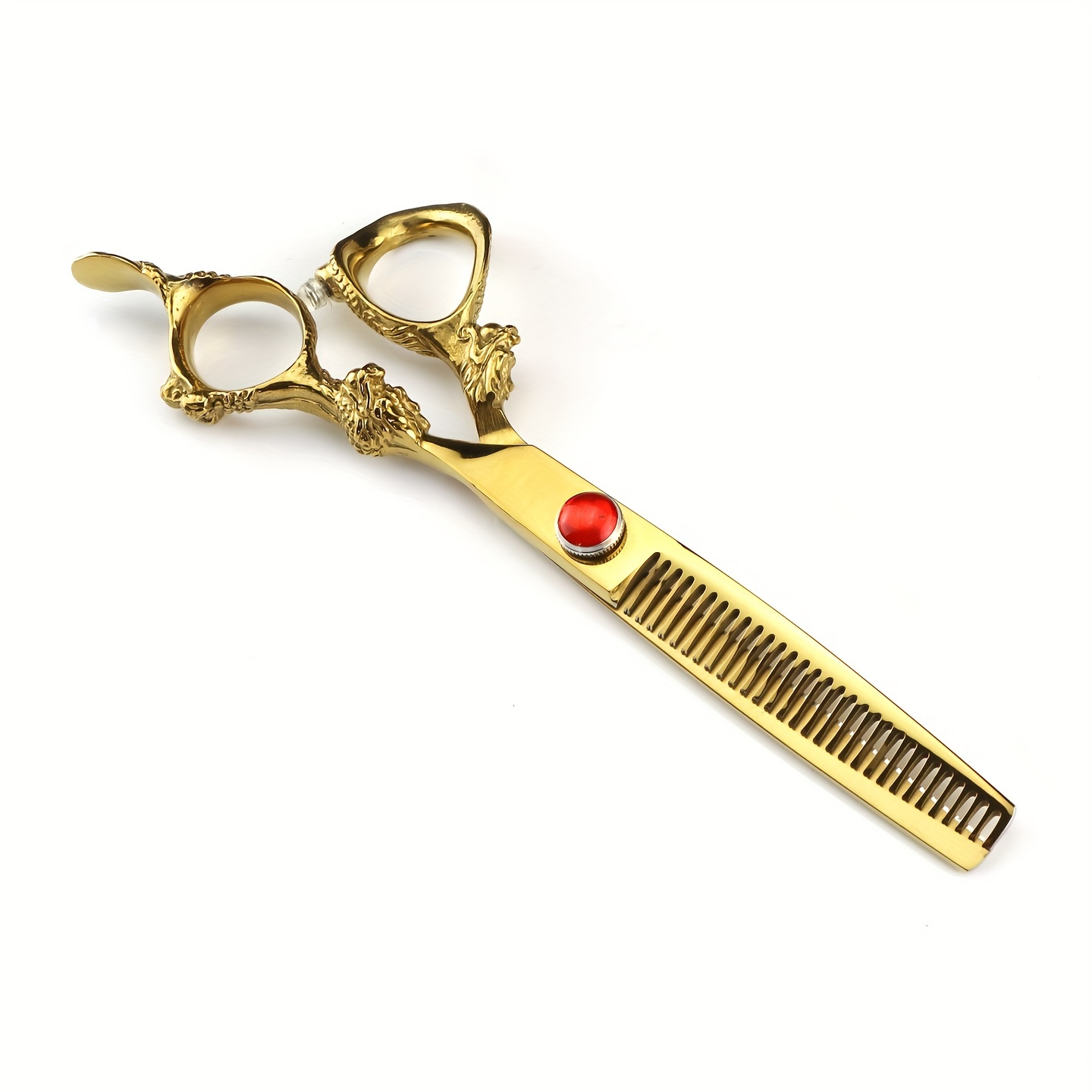 Golden Damascus Pattern Hair Cutting Scissors Hair Thinning - Temu