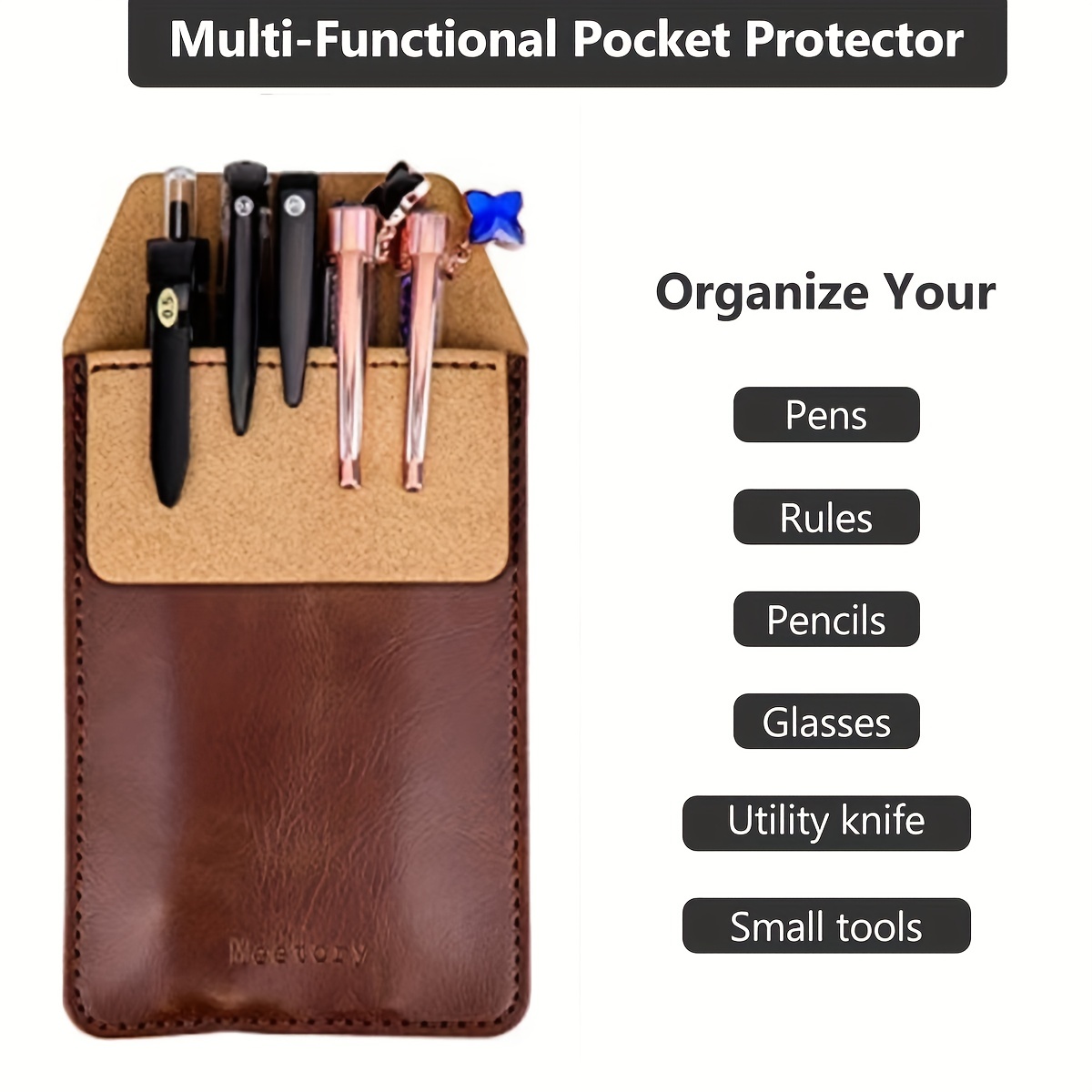 Pocket Organizer leather small bag