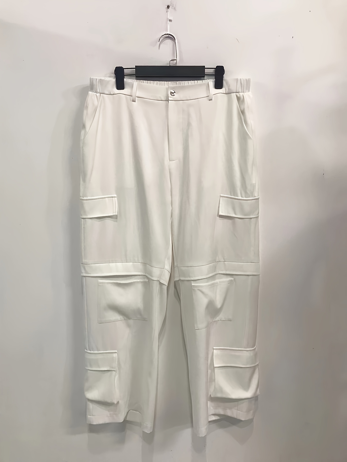 Wide leg cargo pants plus size