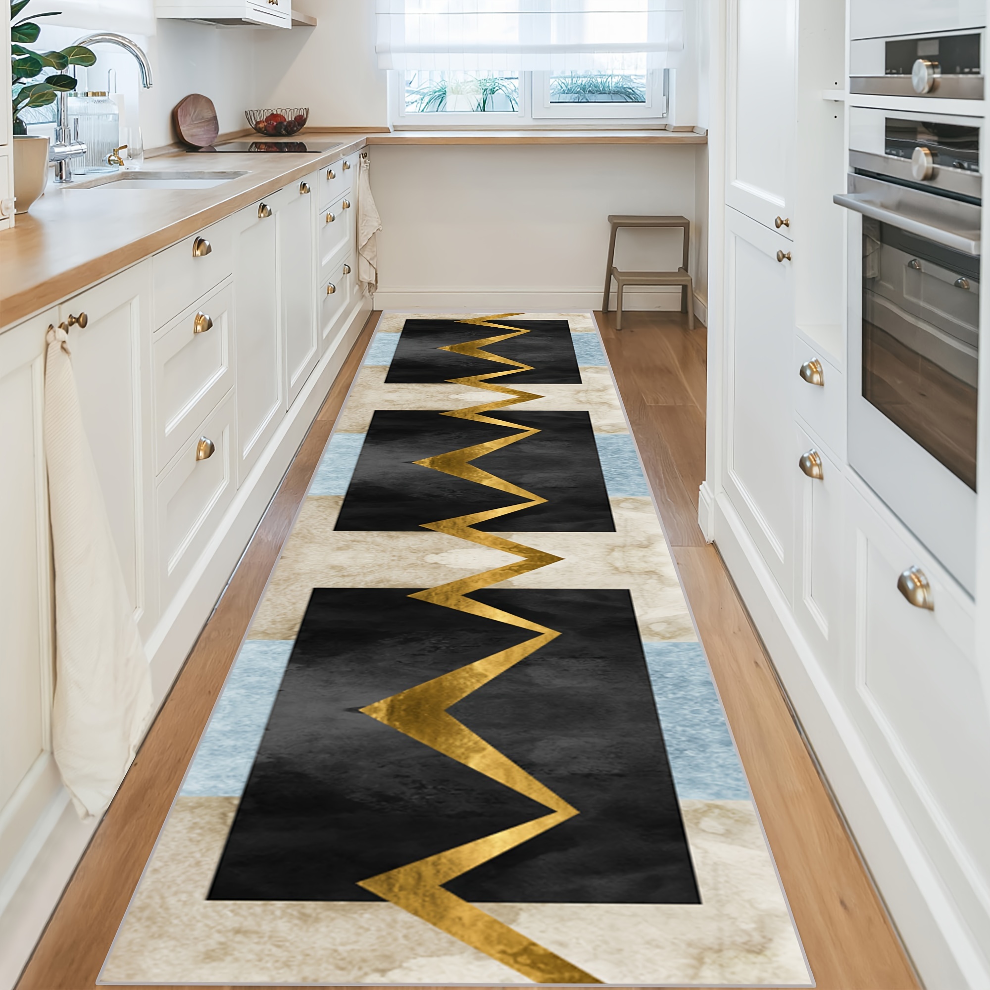 Designer Non Slip Runner Rugs For Hardwood Floors In Kitchen
