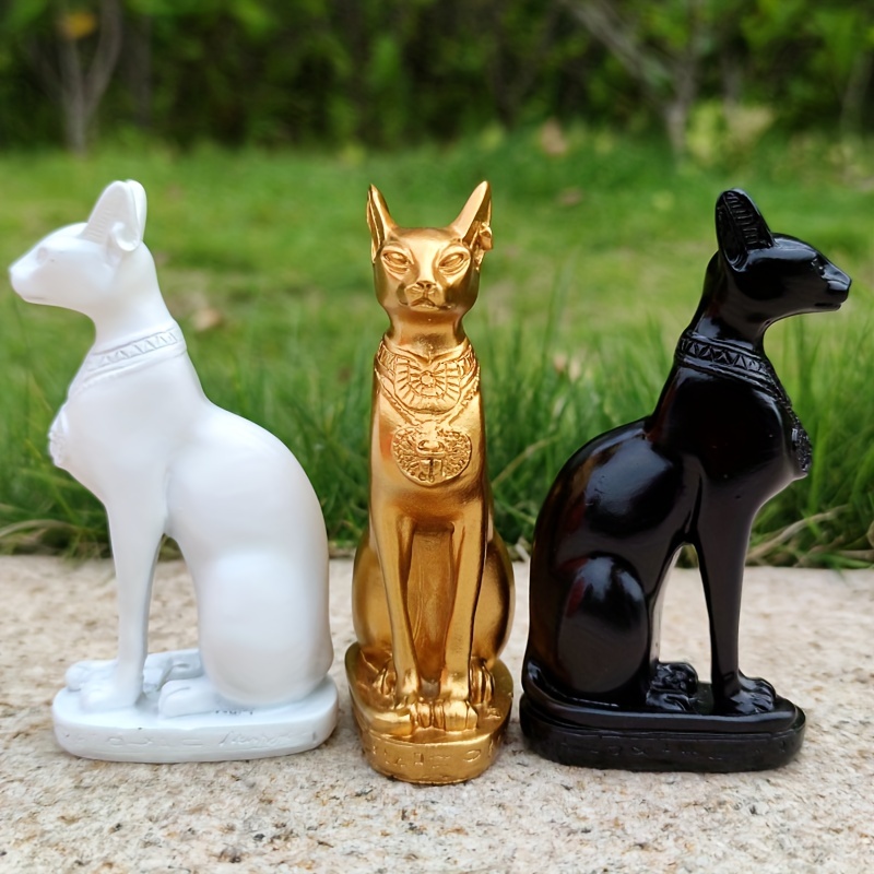 Resin decor figurine luxury home decor egyptian cat figurine decorgenics  figurine – DECORGENICS