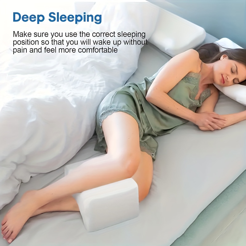 Leg & Knee Memory Foam Support Pillow, Sleeping Orthopedic Back Hip Body  Joint Pain Relief Thigh Leg Pad Cushion, Removable Washable Cover - Temu  United Arab Emirates