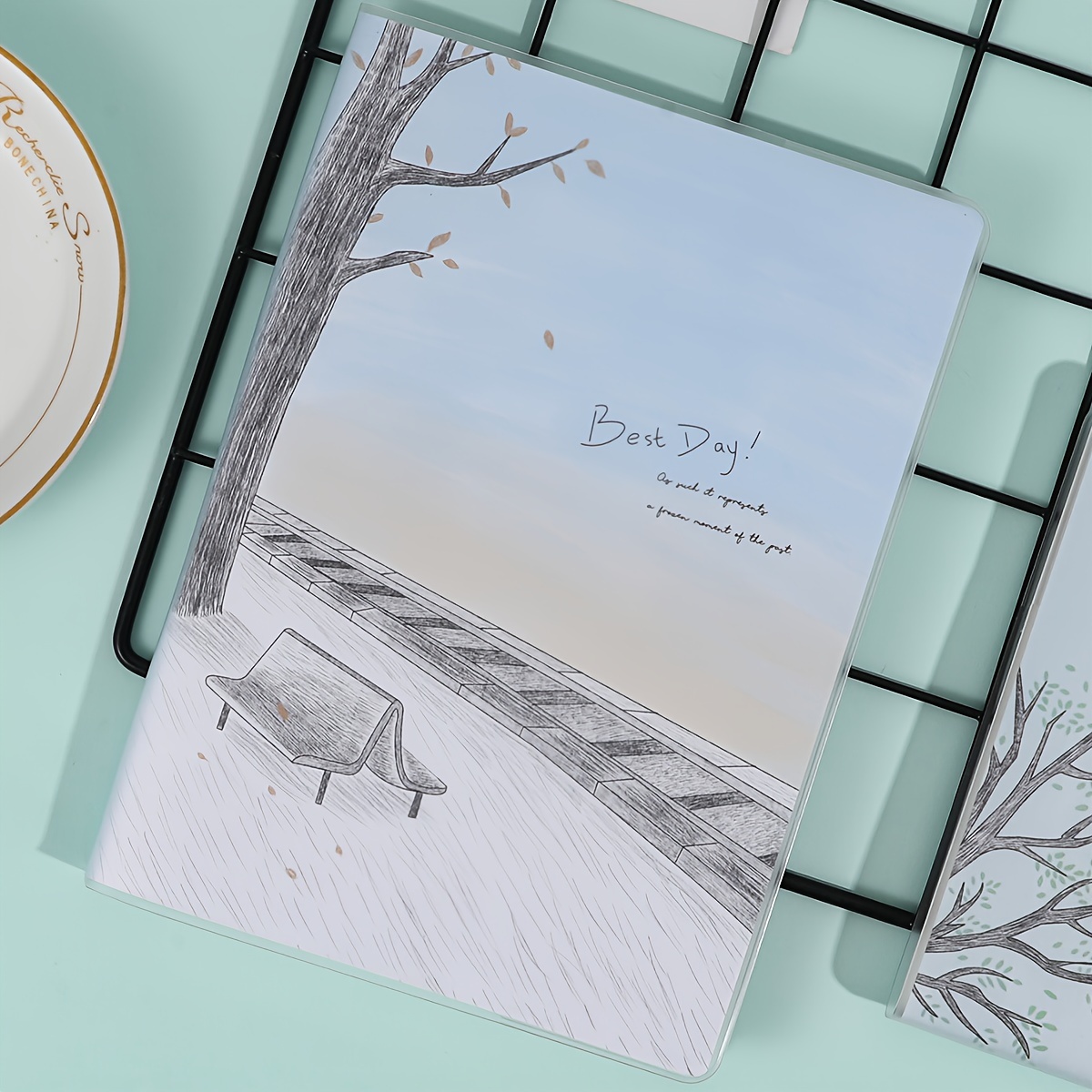 Pieces of Moment A5 Hardcover Grid Notebook v2