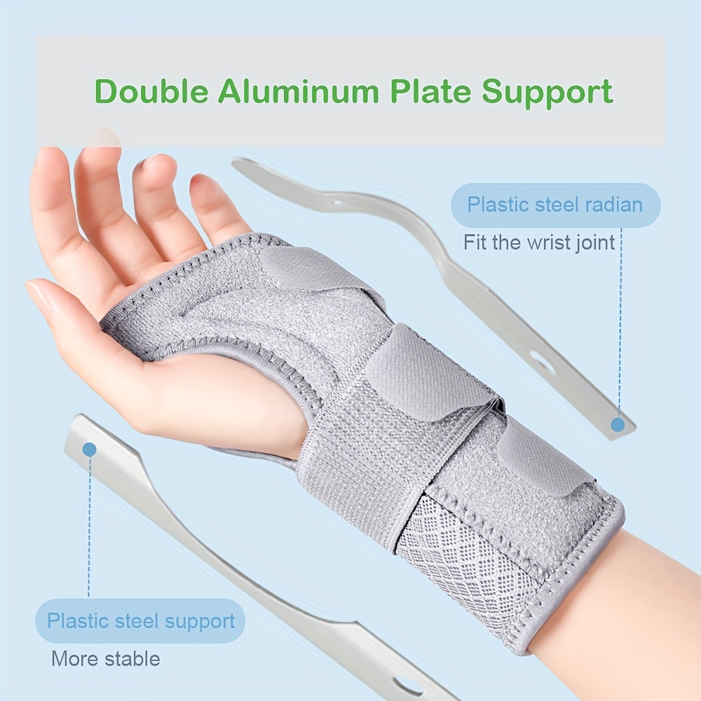 Thumb Stabilizer, Skin Friendly Hand Support Aluminum Plate