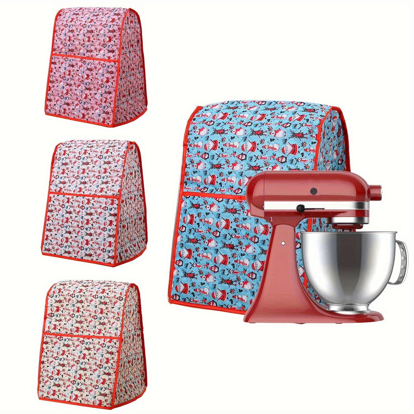 Stand Mixer Cover Dustproof For Kitchen Aid, New Christmas Mixer Covers  With Organizer Bag, Kitchen Appliances Protective Covers With Christmas  Pattern, Snowflower, Ect - Temu