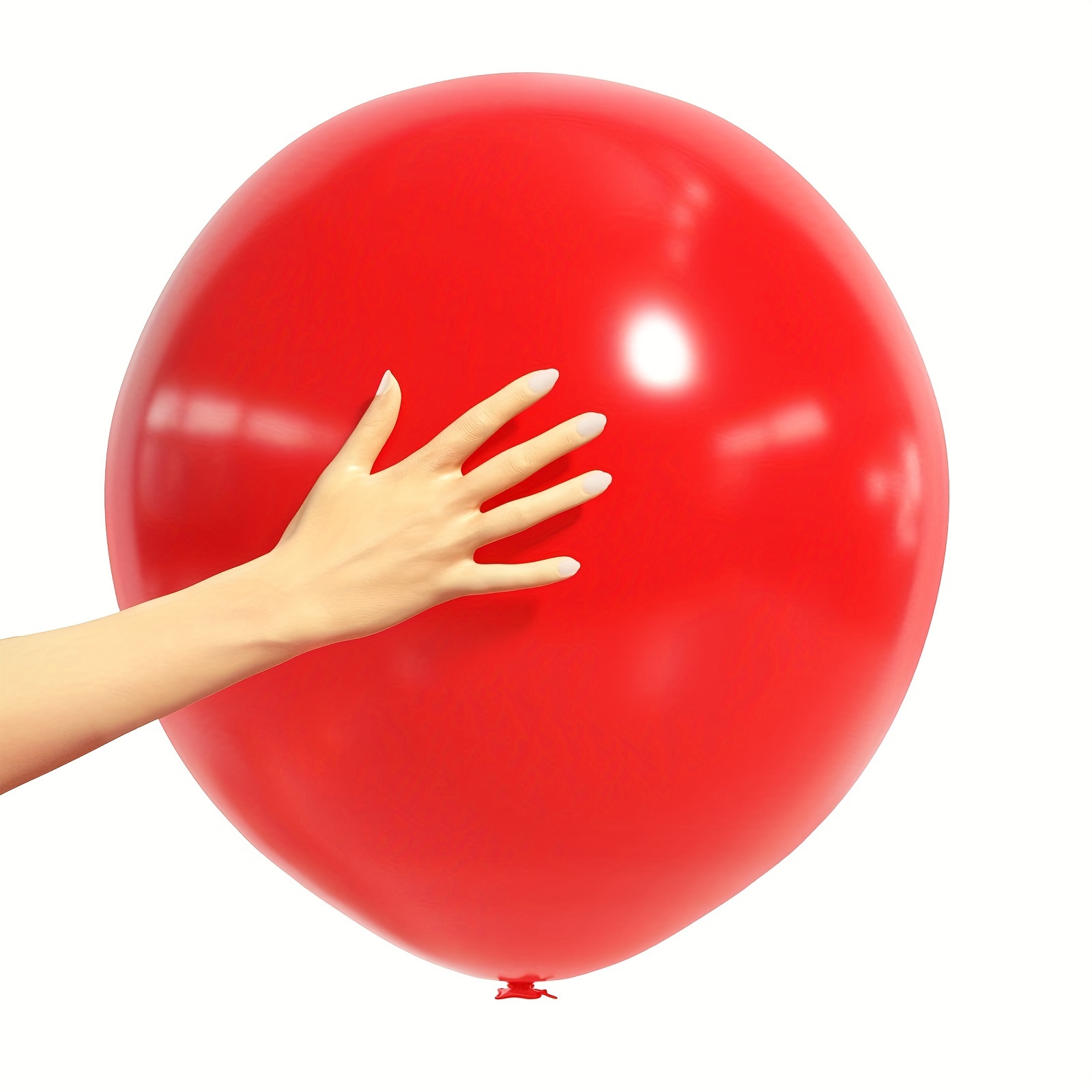 Red Big Balloons Big Red Balloons Latex Giant Red Balloon - Temu