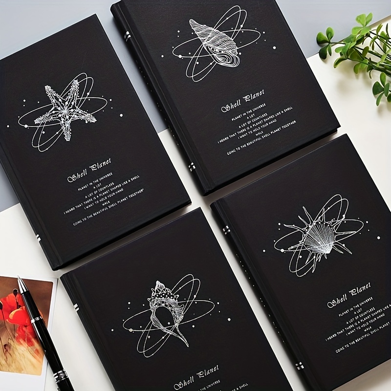Gothic Starry Shell Starfish Journal Notebook
