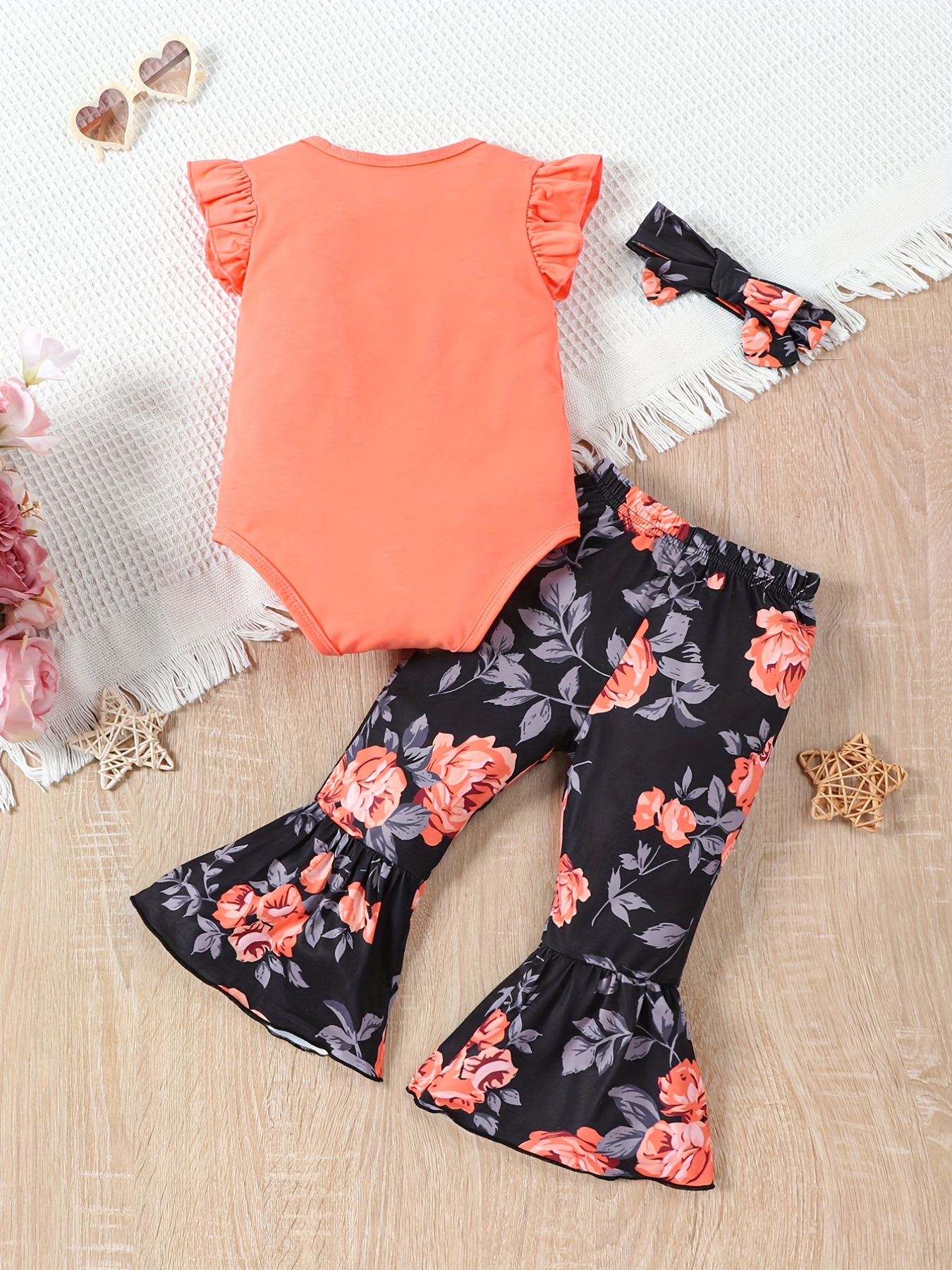 Floral on sale baby pants