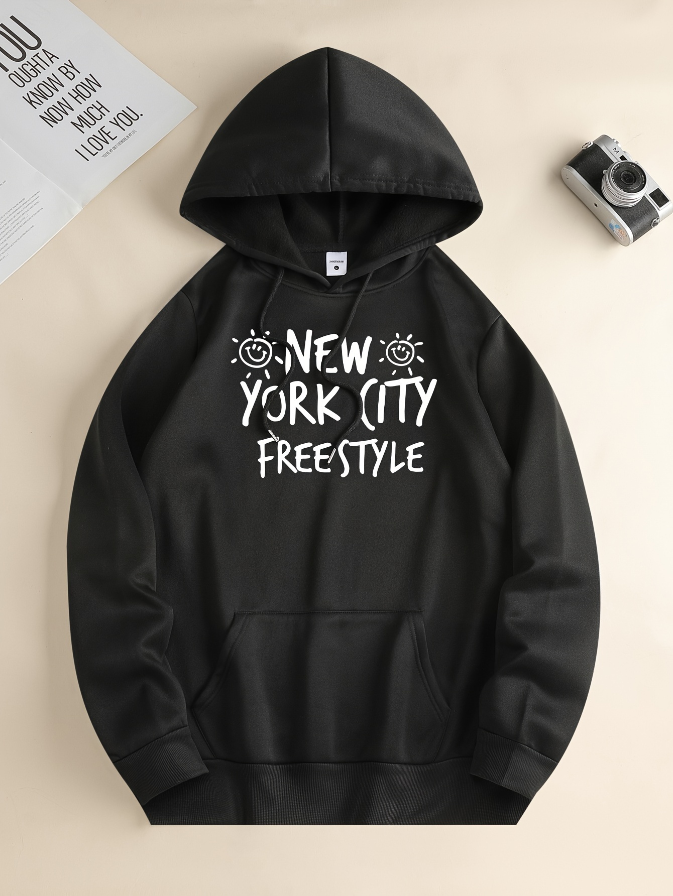  New York Mens Hoodies Pullover Print Hooded Jacket