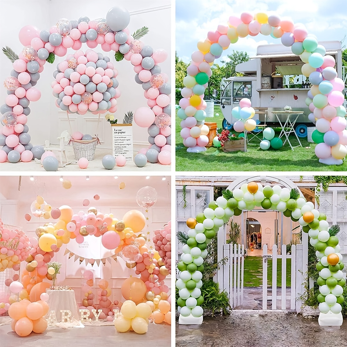 Kit de Arco de Globo, 83 Piezas kit de arco para decoración de fiestas,  Soporte para globos, Arco Globo Ajustamiento Kit para cumpleaños, bodas,  baby shower, Navidad, Fiestas : : Juguetes y