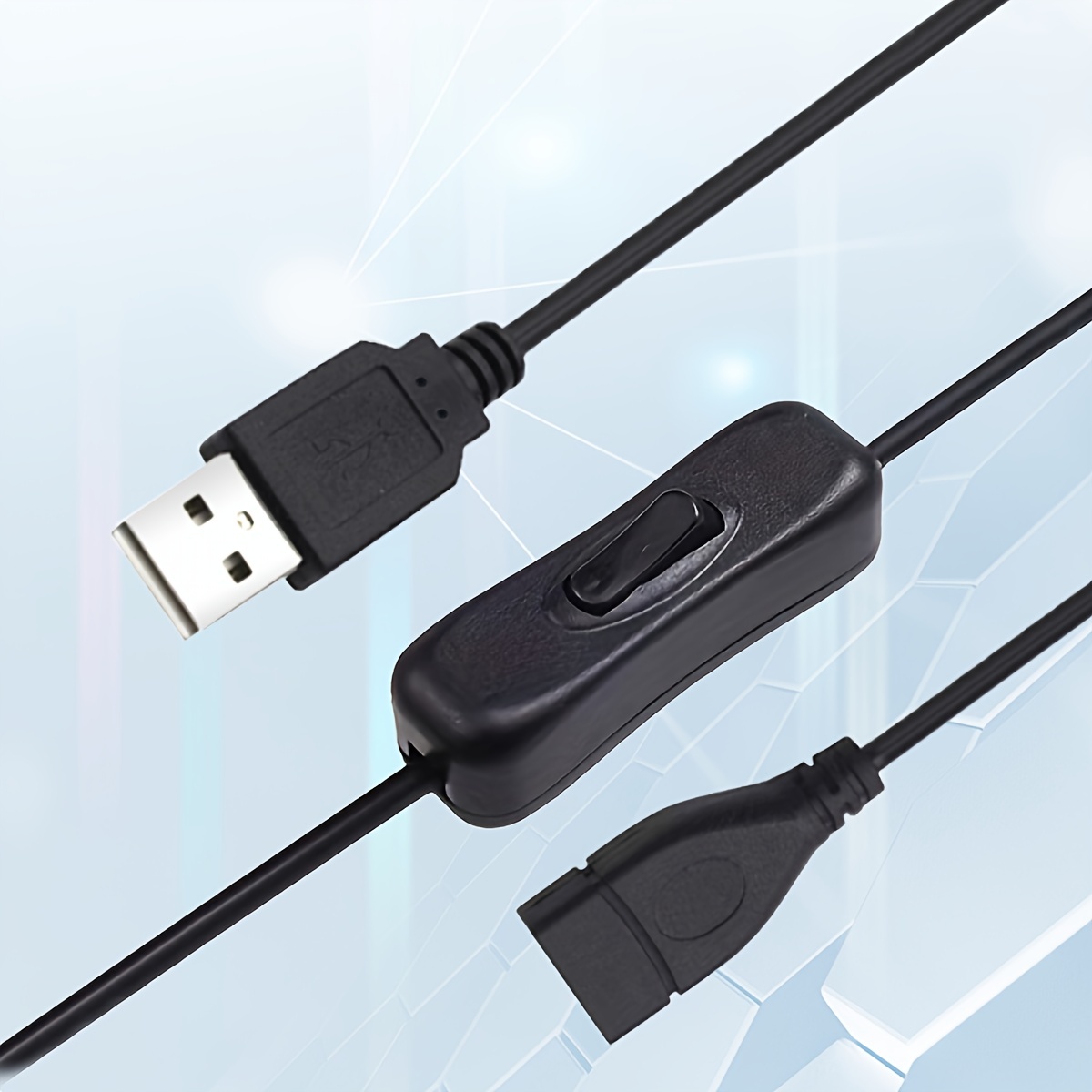 Usb Extension Cable With On/off Switch Usb Public to master - Temu
