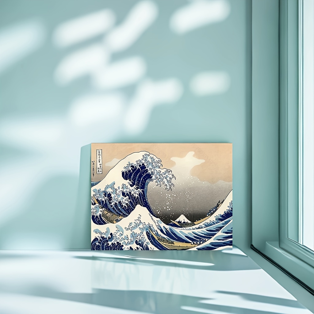 

Diy 5d Diamond Painting Kits Kanagawa Waves Full Diamond Round/square Rhinestone Embroidery Wall Art Pictrue Home Decor Gift