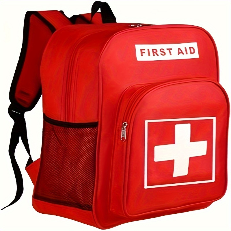 Kits de supervivencia de primeros auxilios de gran capacidad, mochila con  tira reflectante, caja de medicina