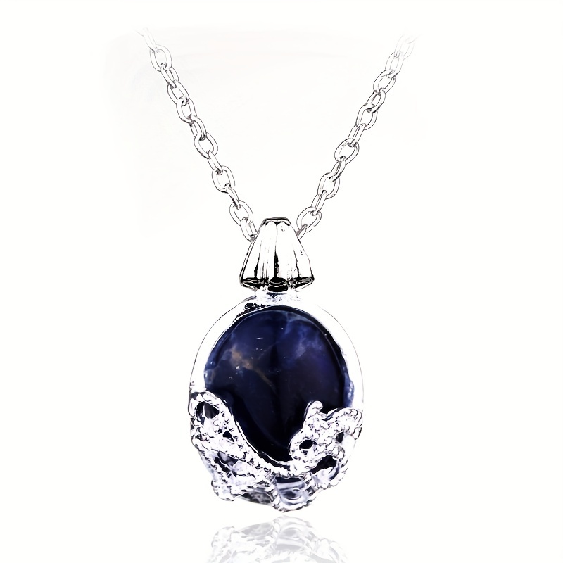 TEMU Un collier créatif, tendance et avec un pendentif en alliage de œil de chat, un accessoire indispensable pour Halloween, un pour les couples