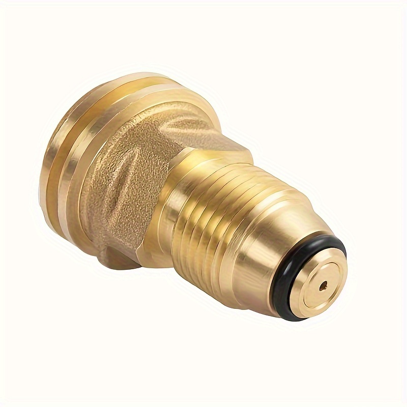 2pcs/set 1LB Propane Gas Bottle Connection 1/4 NPT Female + Male Solid  Brass Universal
