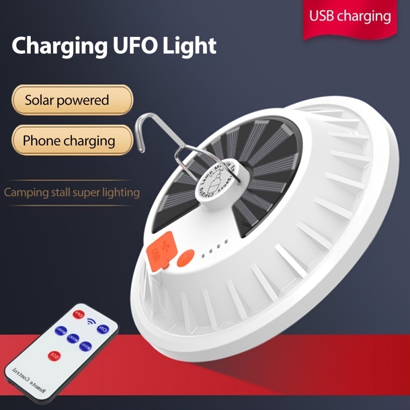 Solar Powered LED Camping Lanterns-USB Rechargeable Emergency