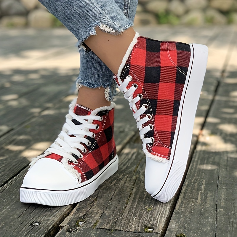 Shoes checkered clearance