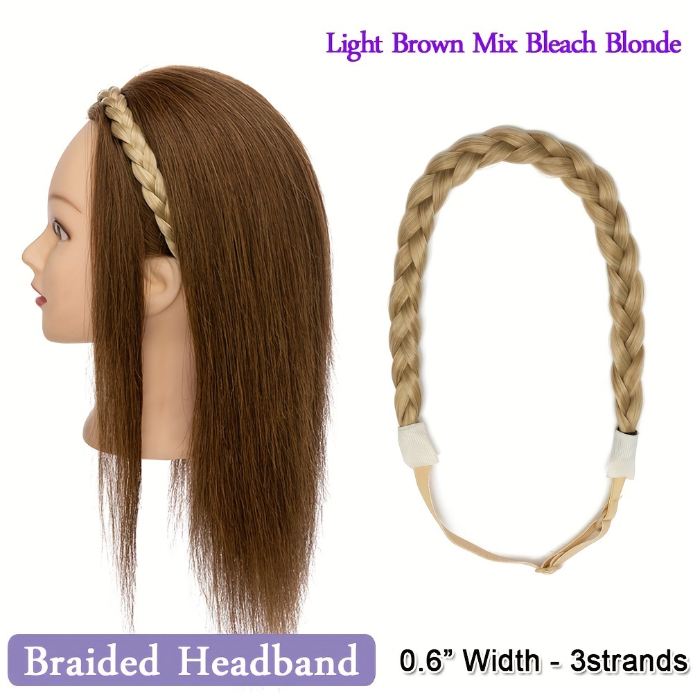 Fashion Style Wig Princess Braided Hair Band Adjustable Braid Headband