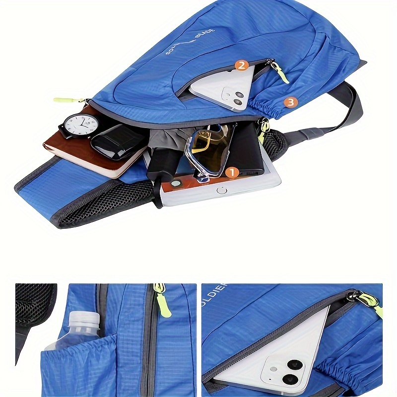 Men's Waterproof Outdoor Travel Sling Bag Outdoor Sports - Temu Canada