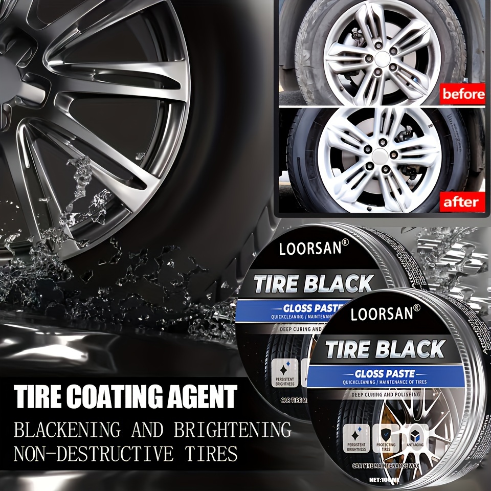 Waxing Tire Coating Car Wheel Tyre Waxing Paste Car Tire Coating
