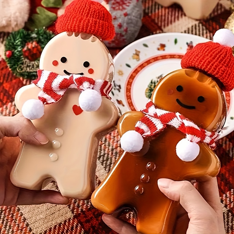 Gingerbread Man Squid Game Beverage Juice Milk Tea Plastic Bottle