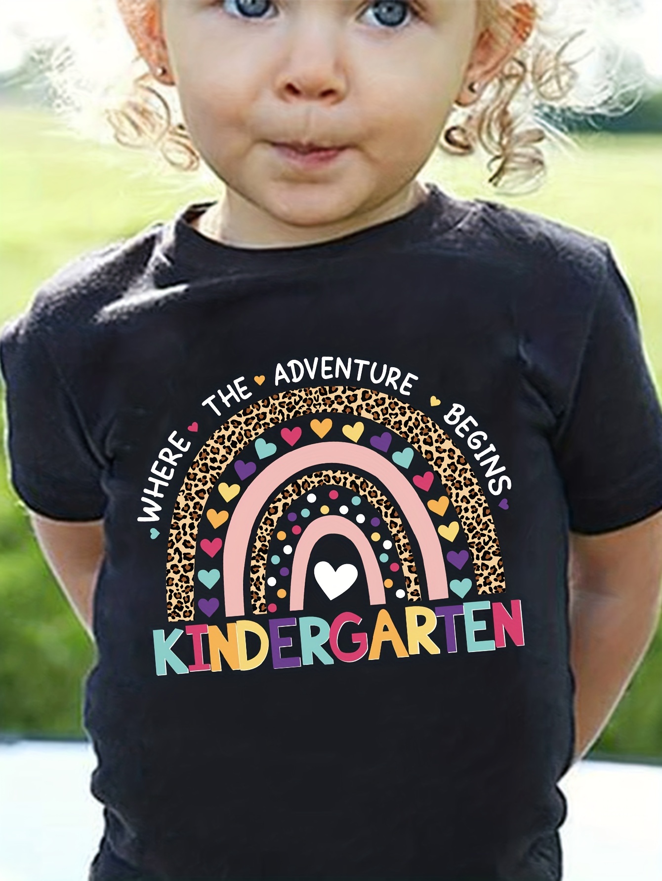 Camiseta gráfica para niños pequeños, niñas y niños  