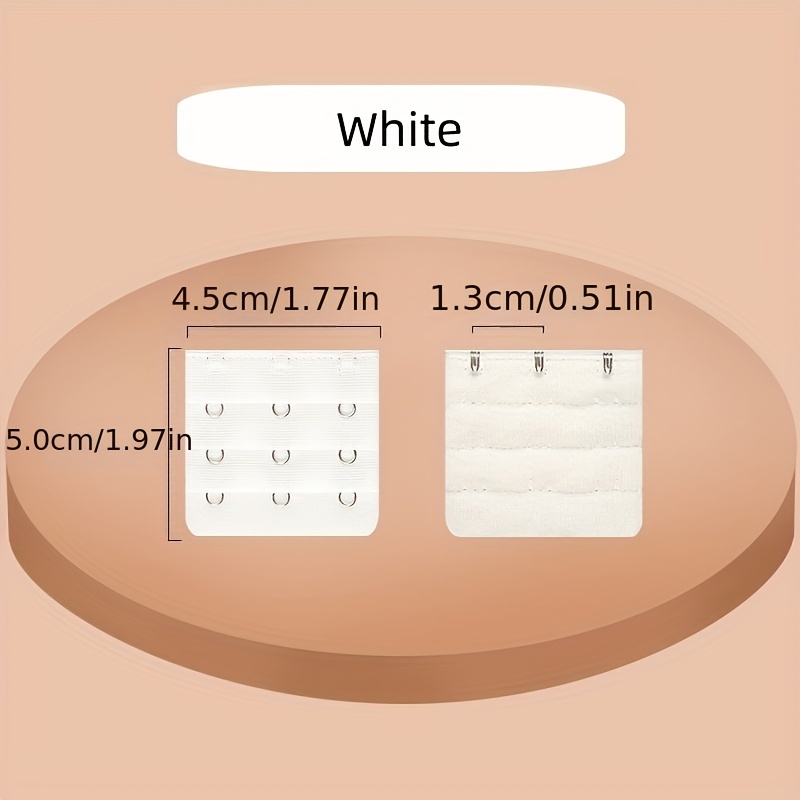 5pcs Adjustable Elastic Bra Extenders for Women's Lingerie