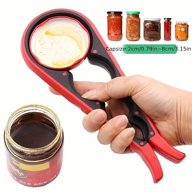 4-in-1 Multifunctional Jar Opener For Arthritic Hands And Weak Hands - Easy  To Use Lid Opener, Can Opener, And Bottle Opener - Perfect For Seniors With  Arthritis - - Temu