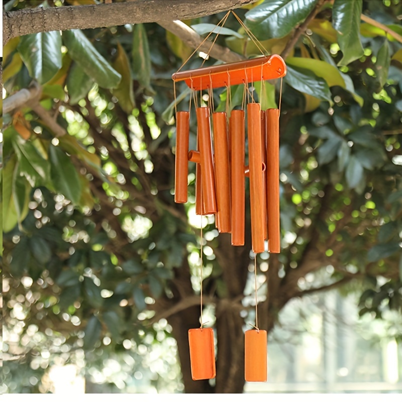 Rotating Rain Chain Hanging Wind Chimes Outdoor Decor For - Temu