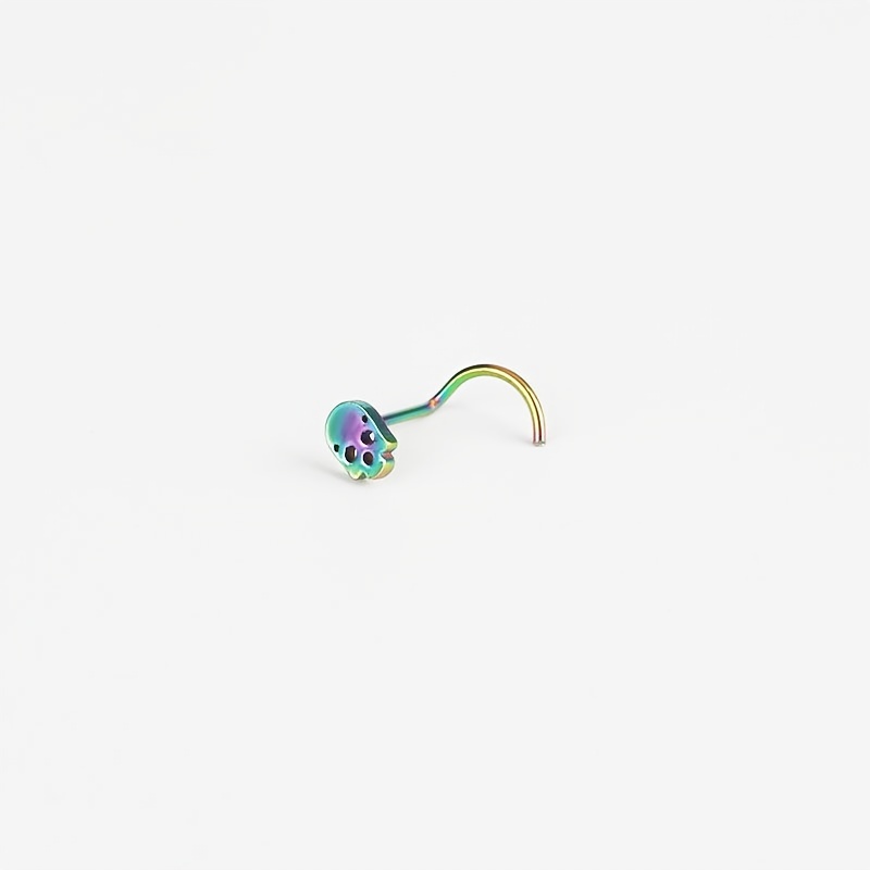 Skull hot sale nose ring