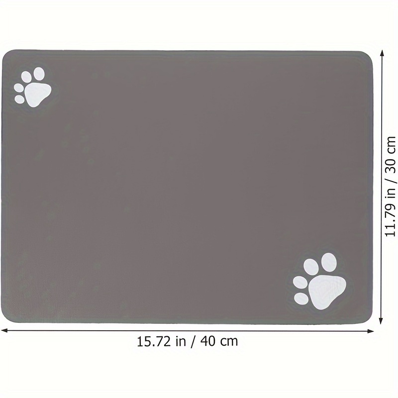 Soft Non slip Pet Feeding Mat For Dogs Puppy Food Mat Super - Temu