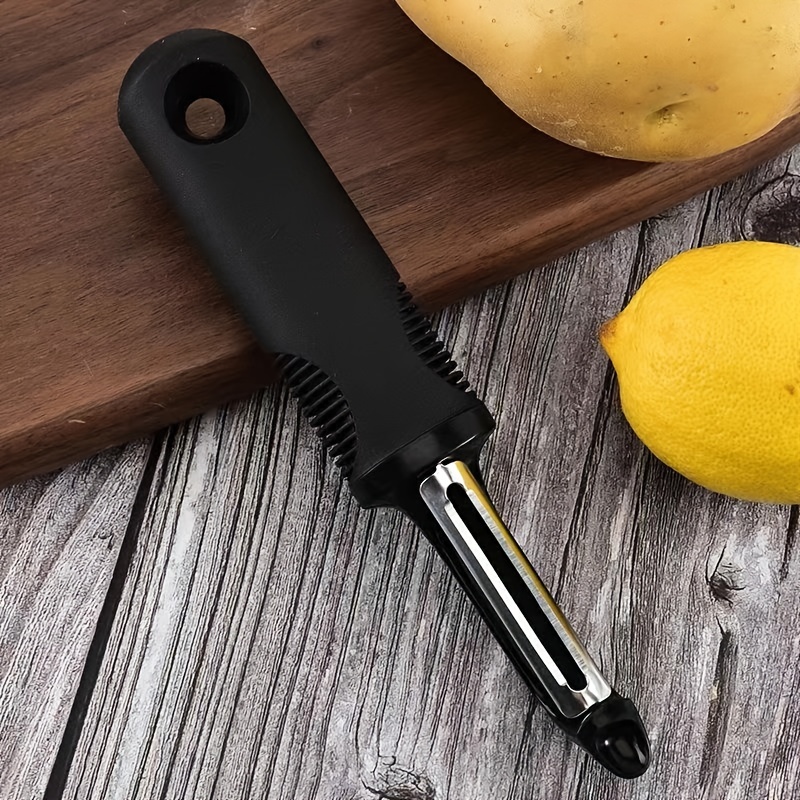  Cuchillo de pelar de acero inoxidable Pelador de frutas y  verduras para el hogar Melón y fruta Cepillador de frutas Cuchillo pelador  : Hogar y Cocina