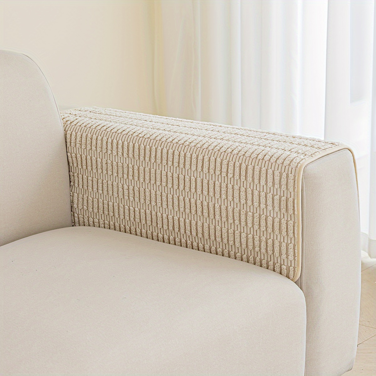 1 pezzo di colore solido copri braccioli per divano rimovibile  elasticizzato per mobili bracciolo protezione per divano borsa di  stoccaggio fodera per