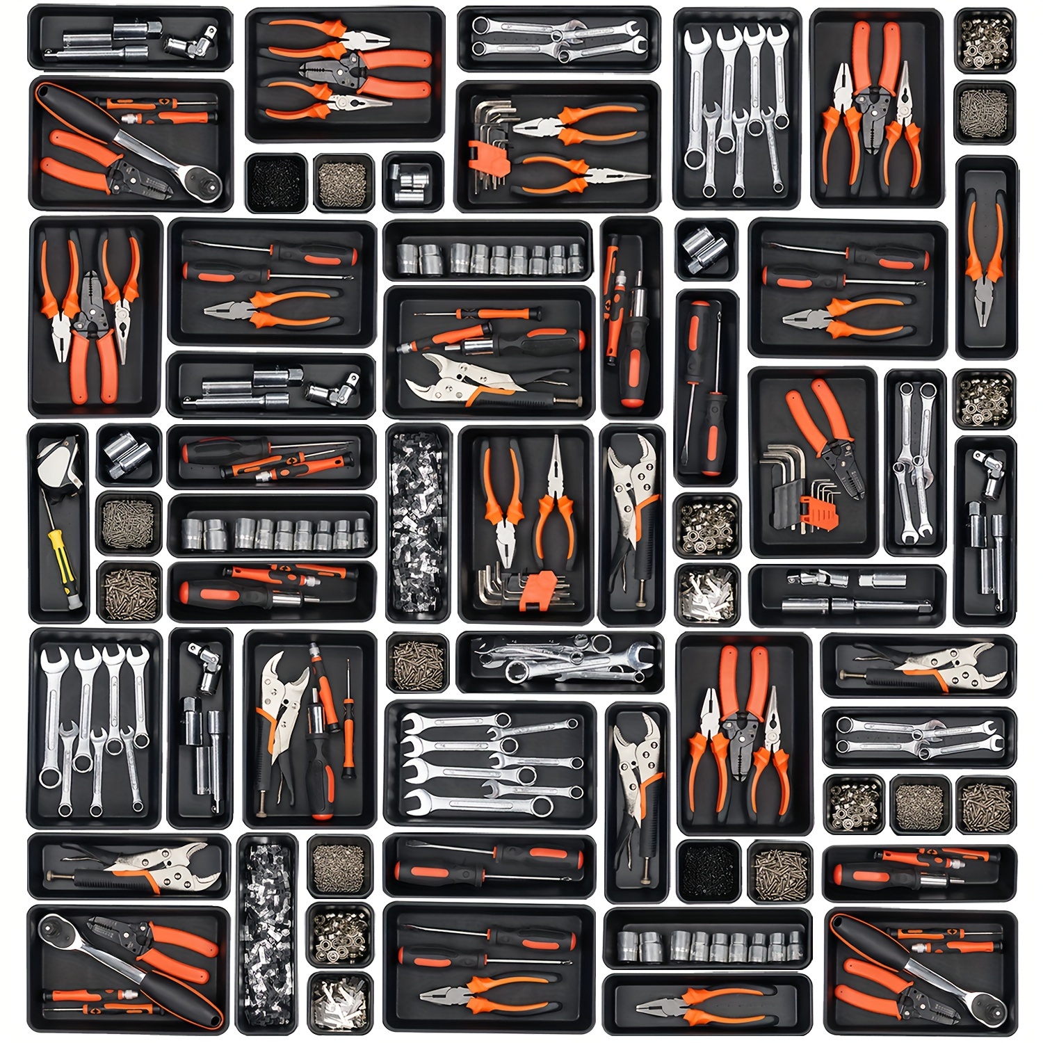 Garage Tool Drawer Cabinet Tools Storage Organizer Rolling Tool