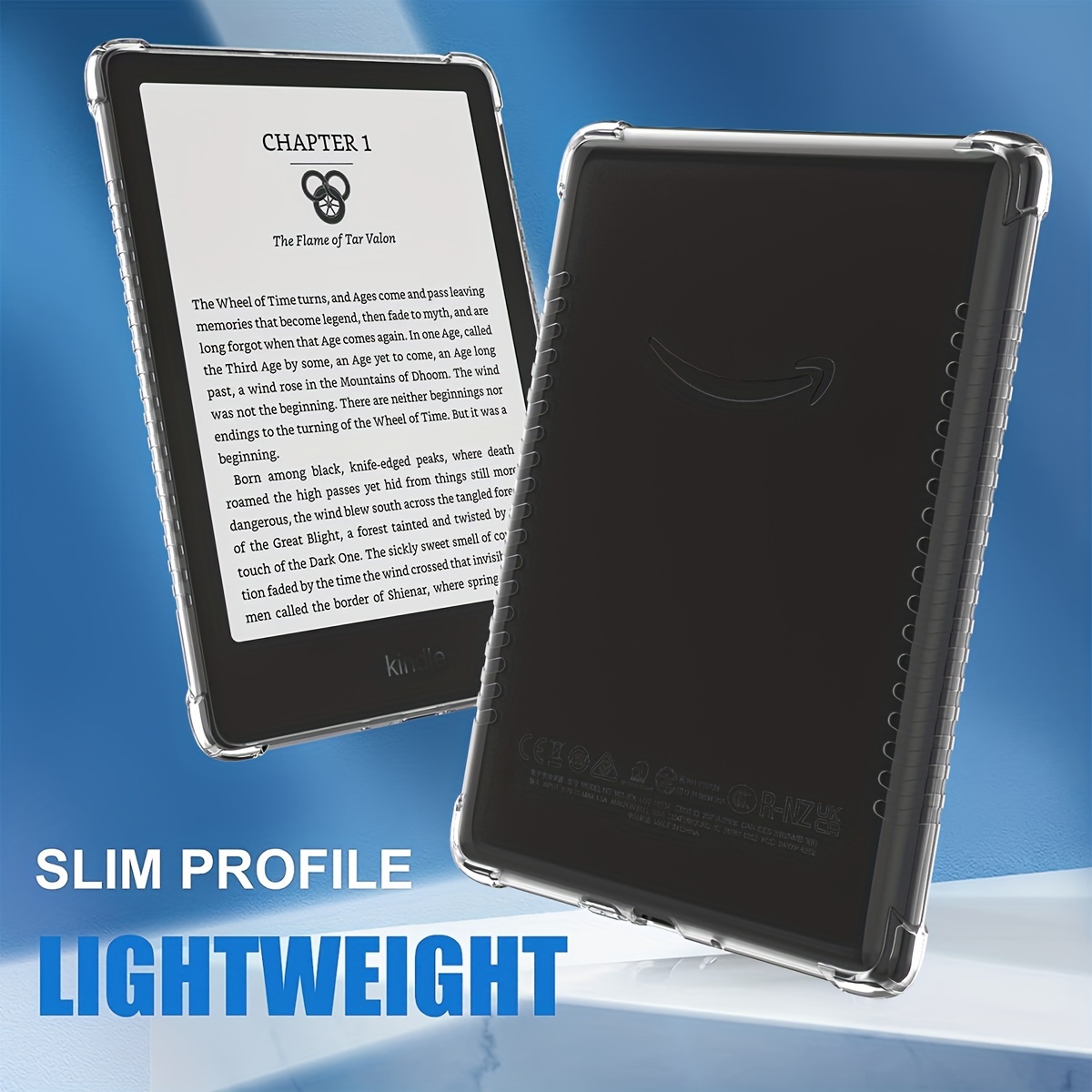  Funda protectora para Kindle Paperwhite de 11.ª generación de 6.8  pulgadas, funda protectora de gel TPU de ajuste delgado para Kindle