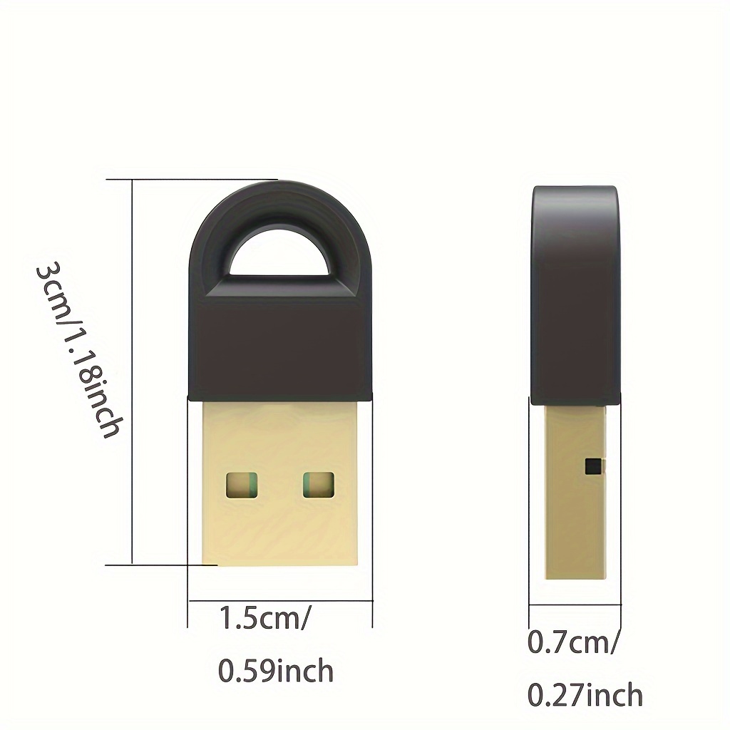 Adaptateur Sans Fil USB 5.3 Pour Haut-parleurs PC, Souris Sans Fil,  Récepteur Émetteur De Musique