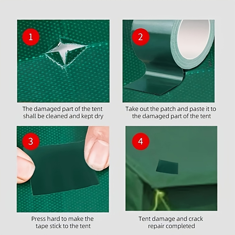 Self Adhesive Waterproof Ripstop Fabric Repair Tape For - Temu