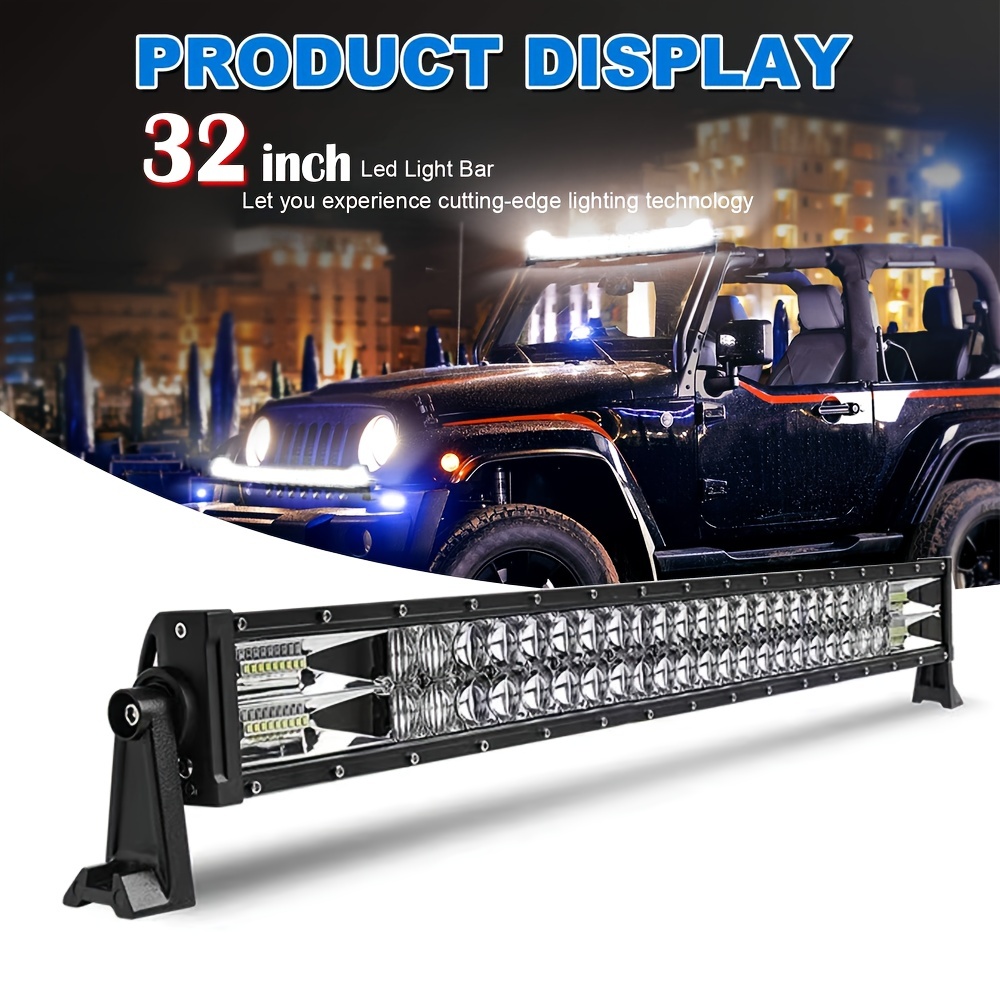 Barre lumineuse LED pour camion tout-terrain, phares