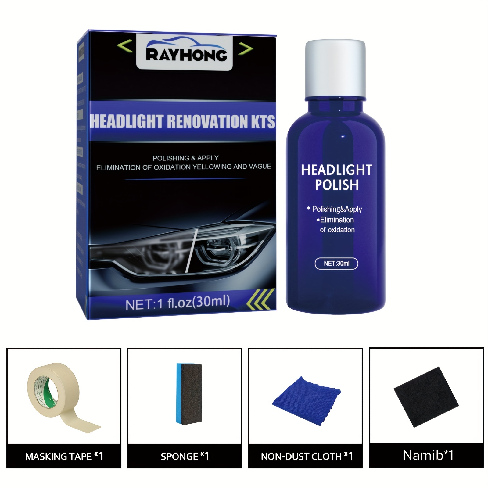 Restore Your Car Headlights To Crystal Clear With This Rv Headlight Repair  Fluid! - Temu Austria