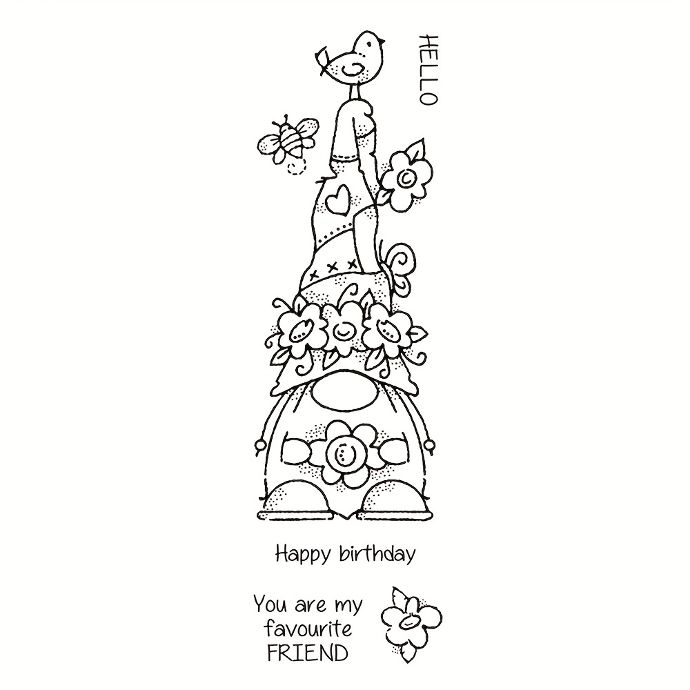 Happy Birthday Stamps For Diy Scrapbooking Album Card Making - Temu United  Arab Emirates