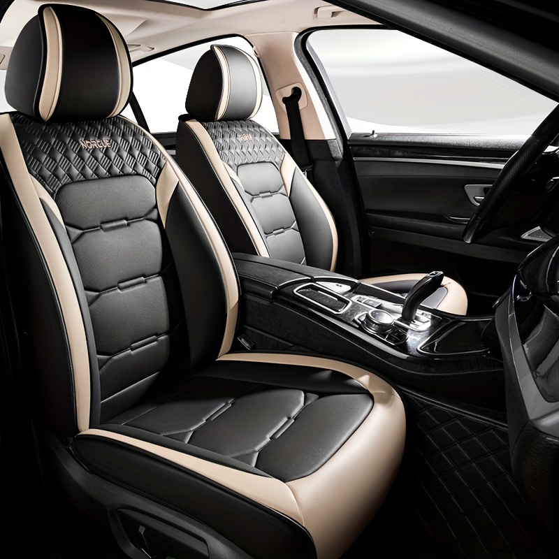 Housse de coussin de siège à couverture complète en cuir de voiture,  version standard, un seul