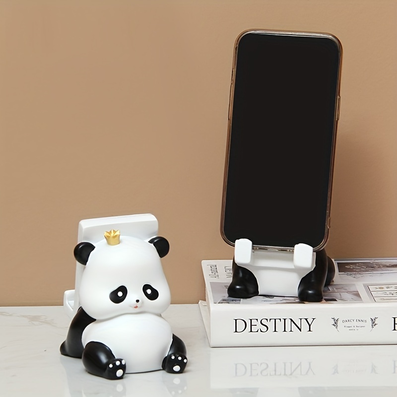 Cute Panda Desktop Bracket: Creative Decoration Mobile Phone - Temu