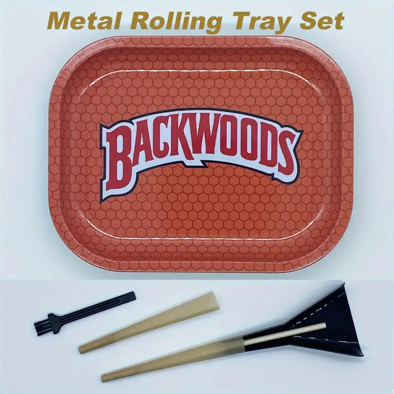 Custom Backwooods Rolling Tray Set
