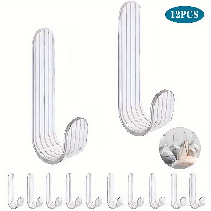  Command Large Utility Hooks, Damage Free Hanging Wall Hooks  with Adhesive Strips, No Tools Wall Hooks for Hanging Decorations in Living  Spaces, 7 White Hooks and 12 Command Strips : Home